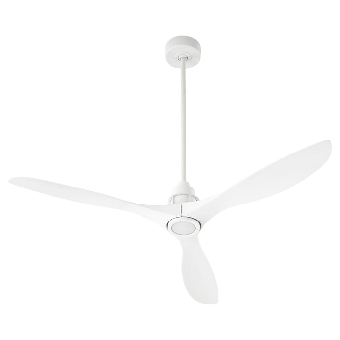 Quorum 97543-8 54" Ceiling Fan, Studio White