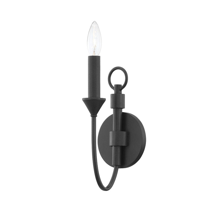Troy Lighting B1001-FOR One Light Wall Sconce, Forged Iron