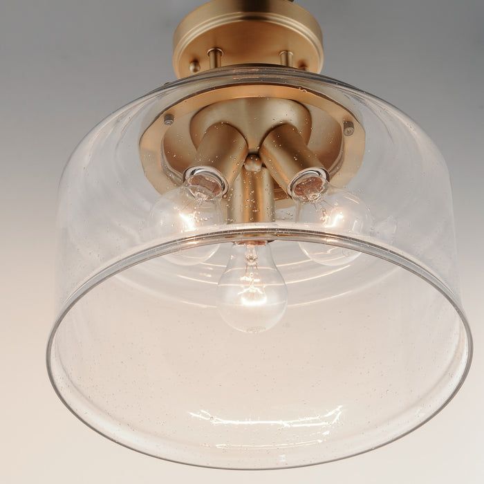 Maxim 12271CDHR Three Light Semi-Flush Mount, Heritage