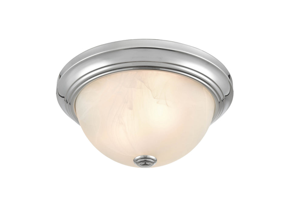 Millennium 4601-CH Two Light Flushmount, Chrome