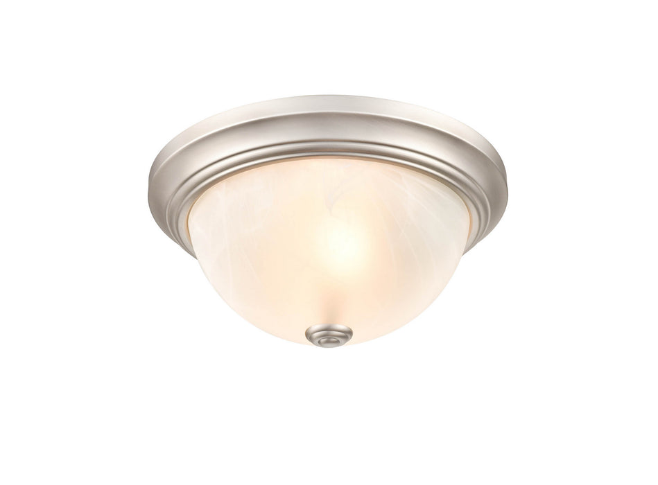 Millennium 4601-SN Two Light Flushmount, Satin Nickel