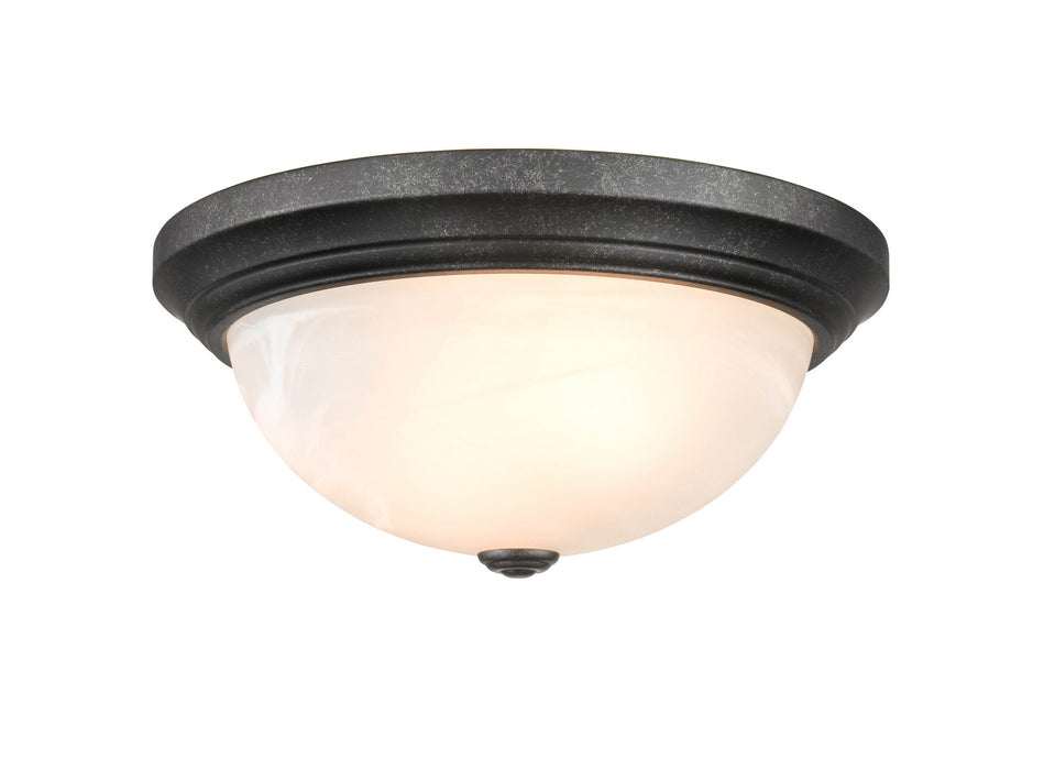 Millennium 4603-BG Two Light Flushmount, Burnished Gold