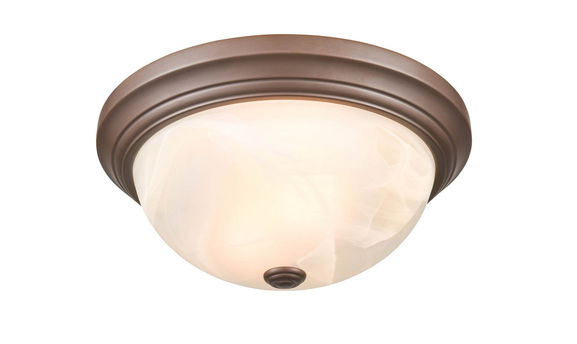 Millennium 4603-BZ Two Light Flushmount, Bronze