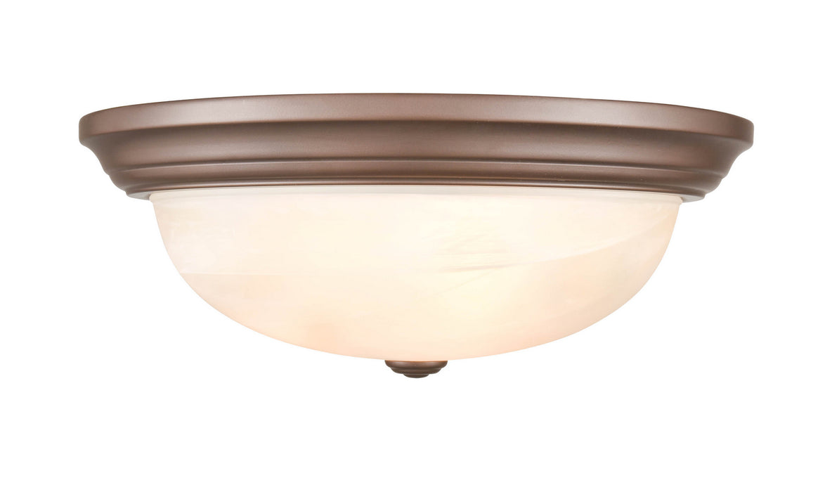 Millennium 4605-BZ Three Light Flushmount, Bronze