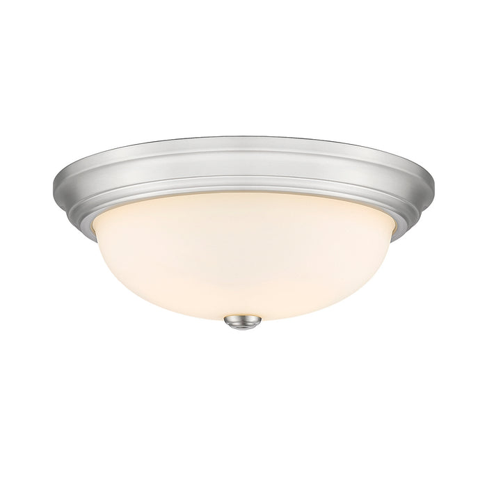 Millennium 4905-BN Three Light Flushmount, Brushed Nickel