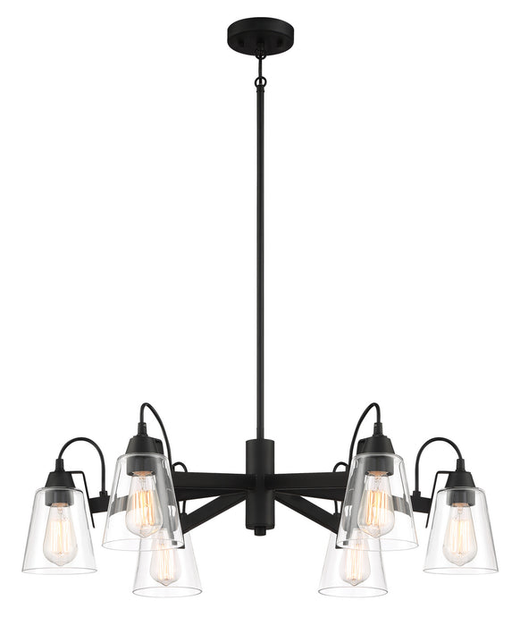Minka-Lavery 3996-66A Six Light Chandelier, Coal