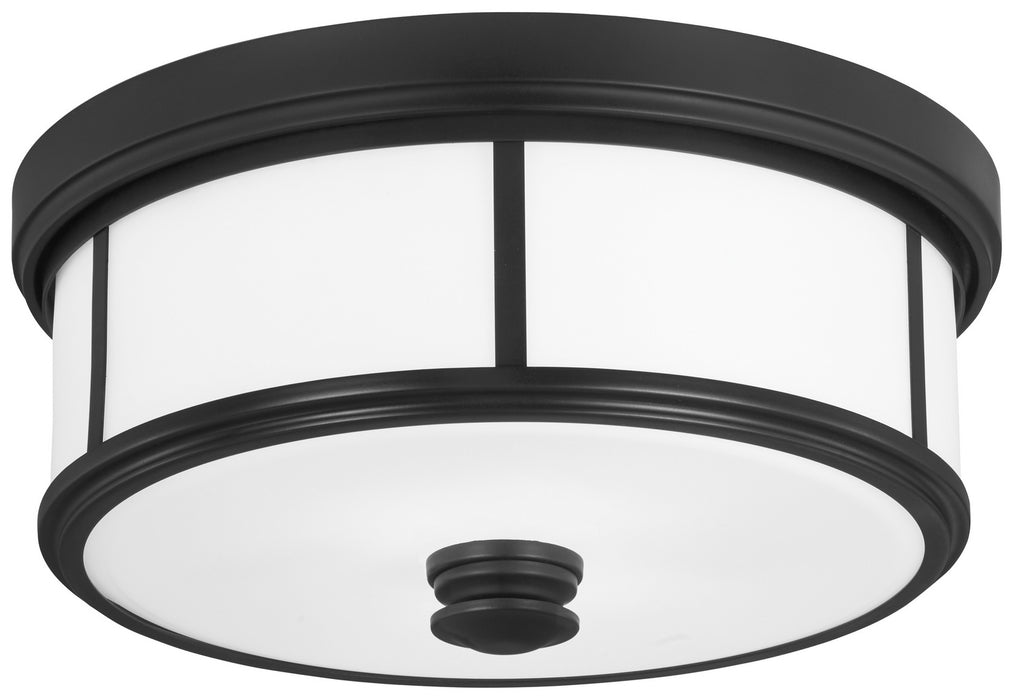 Minka-Lavery 4365-66A Two Light Ceiling Mount, Coal