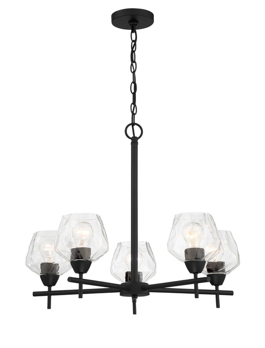 Minka-Lavery 2175-66A Five Light Chandelier, Coal