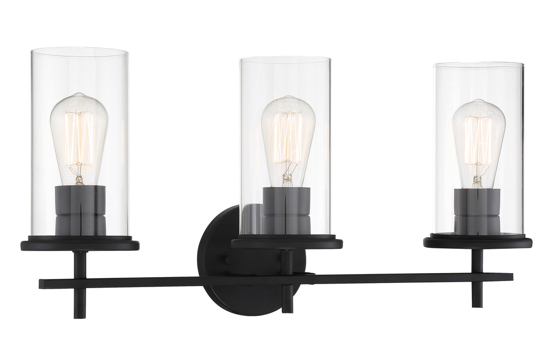 Minka-Lavery 4093-66A Three Light Bath Bar, Coal