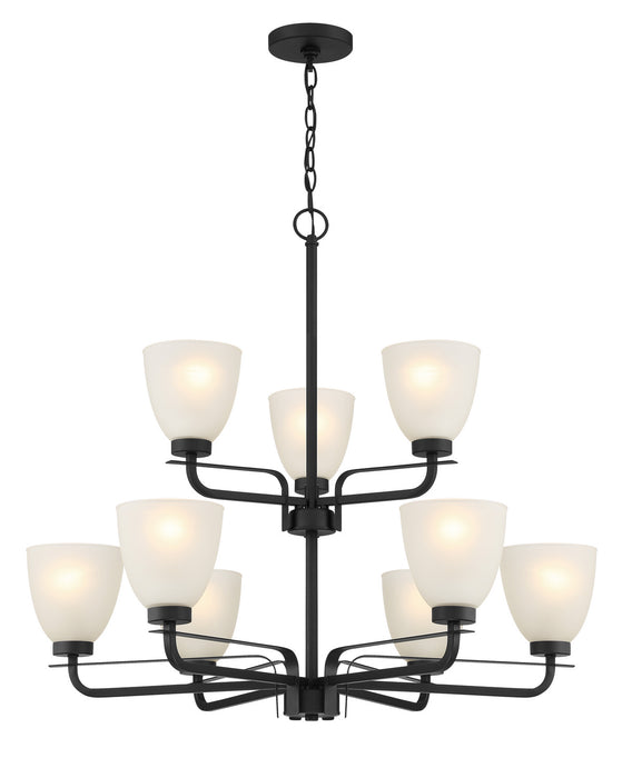Minka-Lavery 4889-66A Nine Light Chandelier, Coal