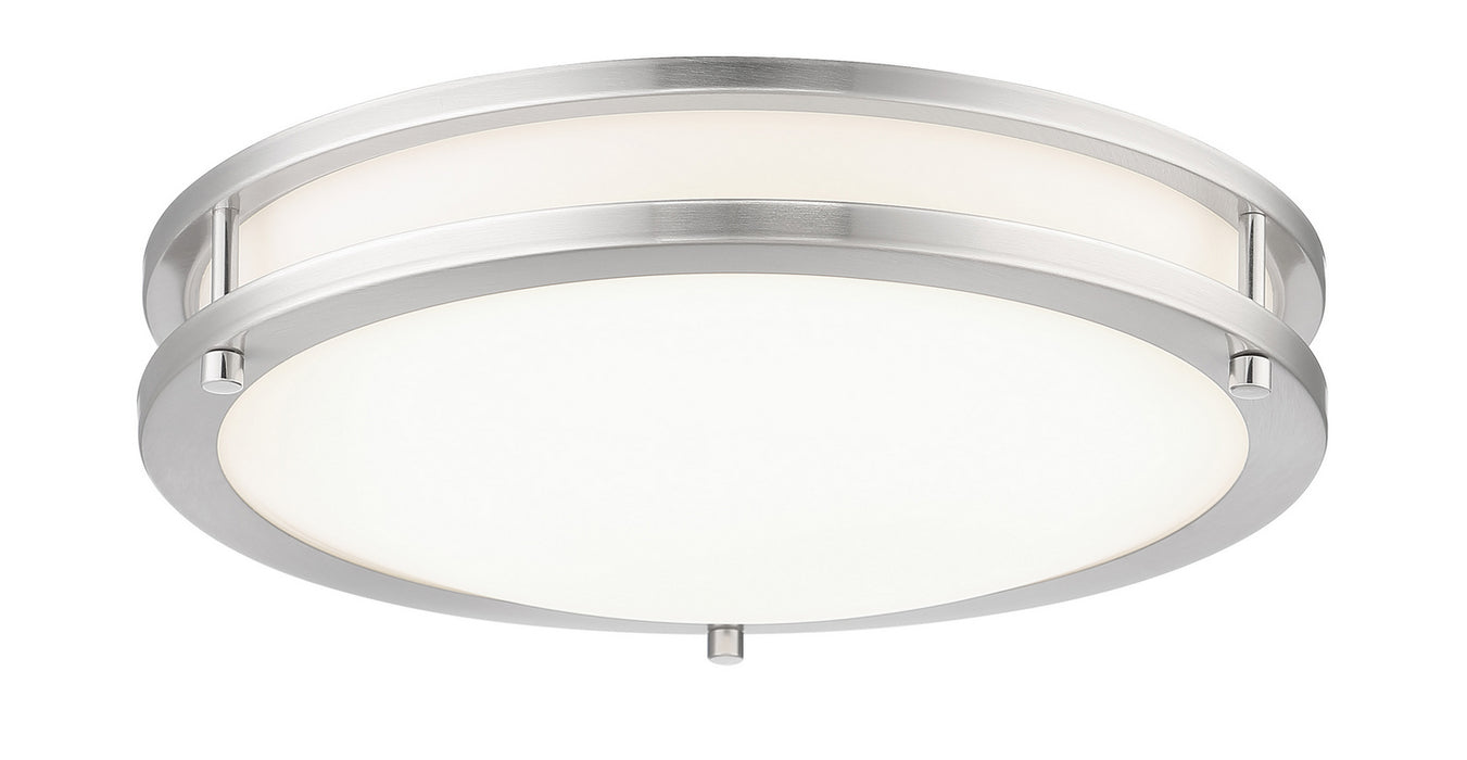 Minka-Lavery 716-84-L LED Flush Mount, Brushed Nickel