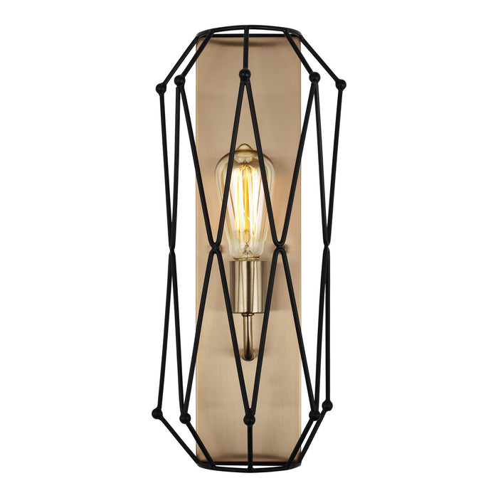 Visual Comfort Studio 4134101-848 One Light Wall / Bath Sconce, Satin Brass