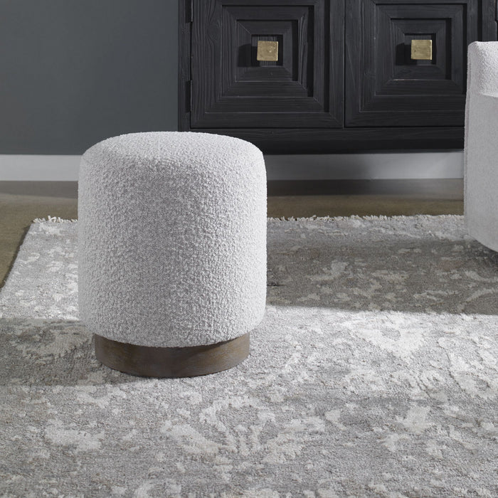 Uttermost 23665 Ottoman, Light Gray