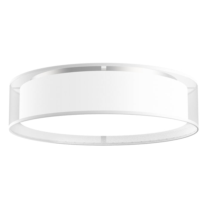Kuzco Lighting FM7920-WOR LED Flush Mount, White Organza