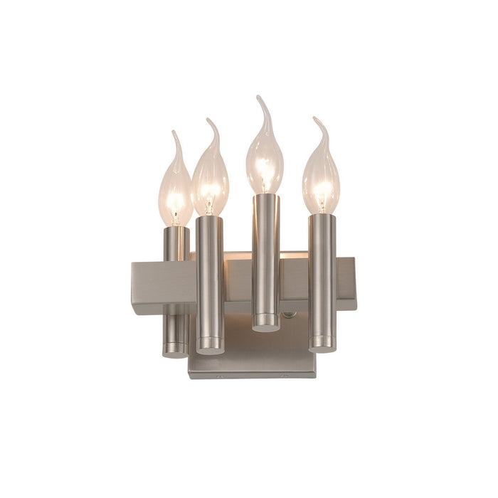 Varaluz 357B04RSN Four Light Bath, Satin Nickel