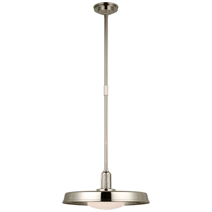 Visual Comfort Signature CHC 5301PN-WG LED Pendant, Polished Nickel