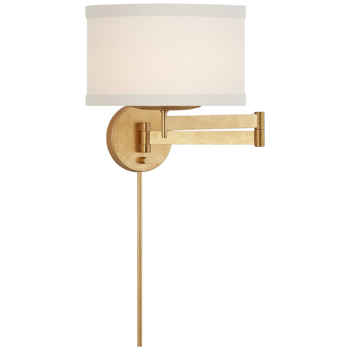 Visual Comfort Signature KS 2075G-L One Light Swing Arm Wall Sconce, Gild