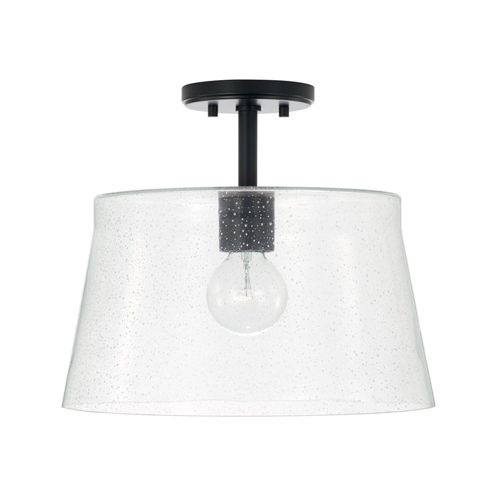 Capital Lighting 246911MB One Light Pendant, Matte Black