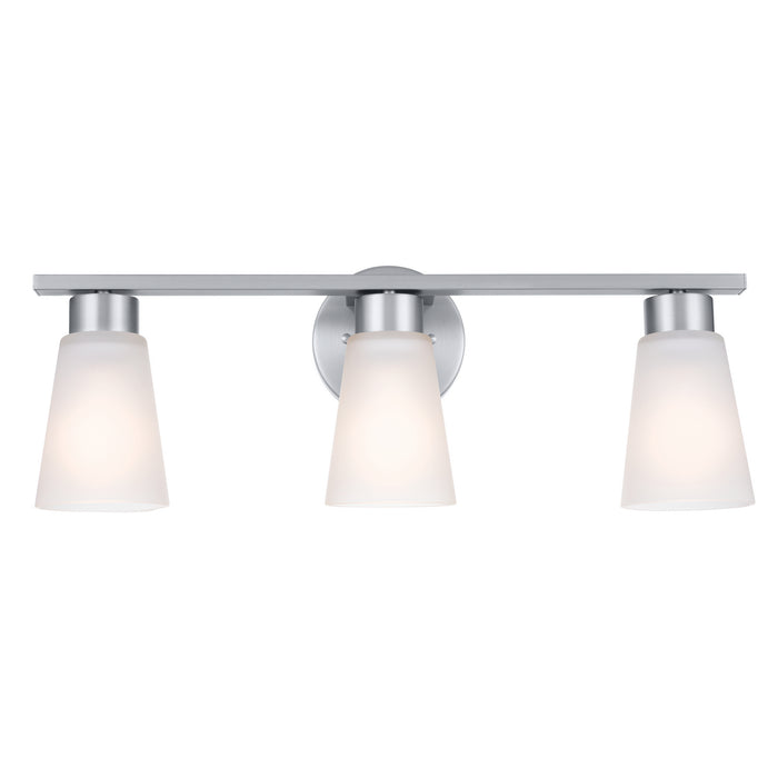 Kichler 55121NI Three Light Bath, Brushed Nickel