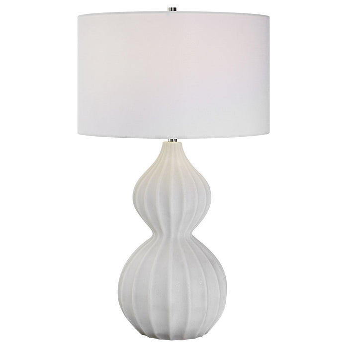 Uttermost 30065 One Light Table Lamp, Polished Nickel