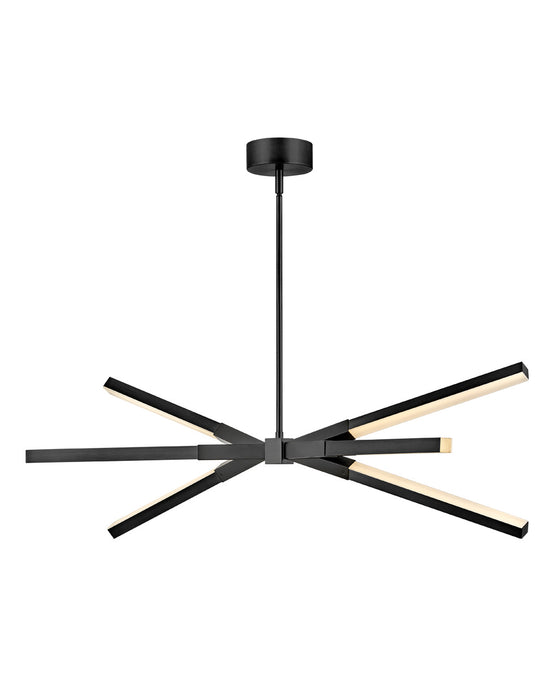 Fredrick Ramond FR30618BLK LED Linear Pendant, Black
