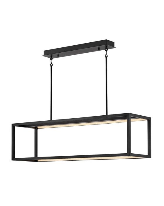 Fredrick Ramond FR31038BLK LED Linear Pendant, Black
