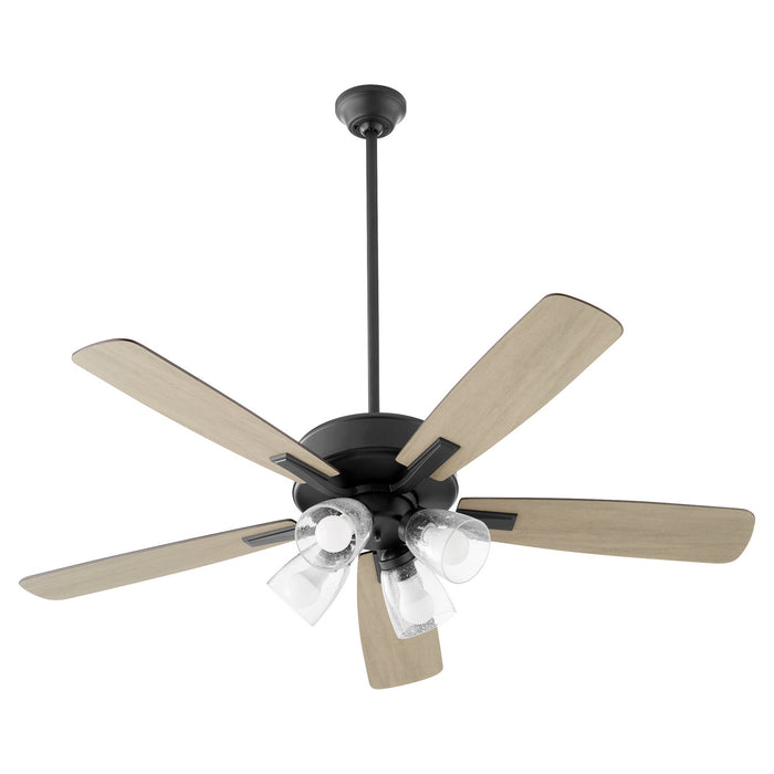 Quorum 4525-2459 52" Ceiling Fan, Matte Black