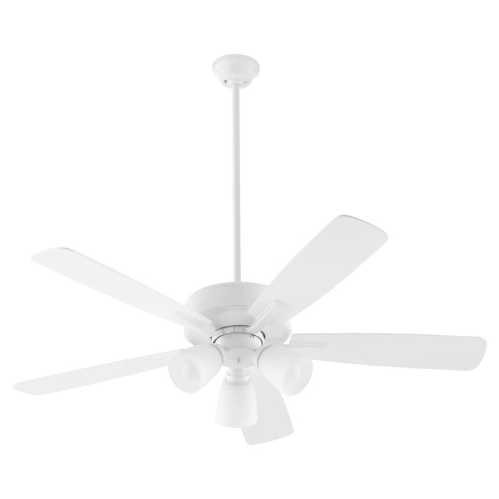 Quorum 4525-308 52" Ceiling Fan, Studio White