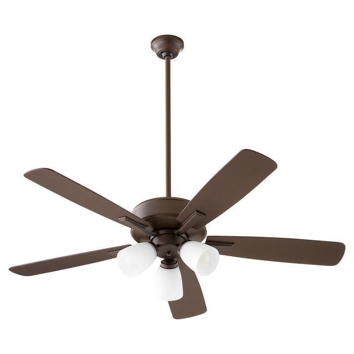 Quorum 4525-386 52" Ceiling Fan, Oiled Bronze