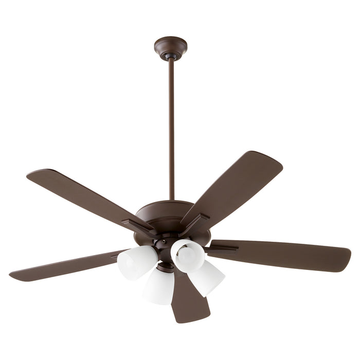 Quorum 4525-486 52" Ceiling Fan, Oiled Bronze