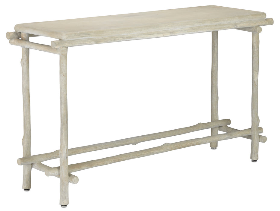 Currey and Company 2000-0026 Console Table, Portland/Faux Bois