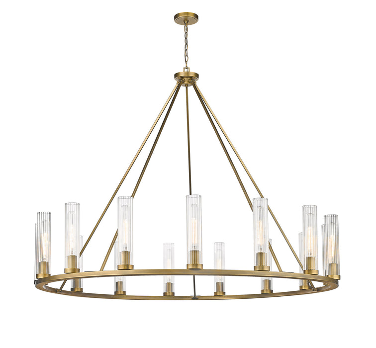 Z-Lite 3031-15RB 15 Light Chandelier, Rubbed Brass