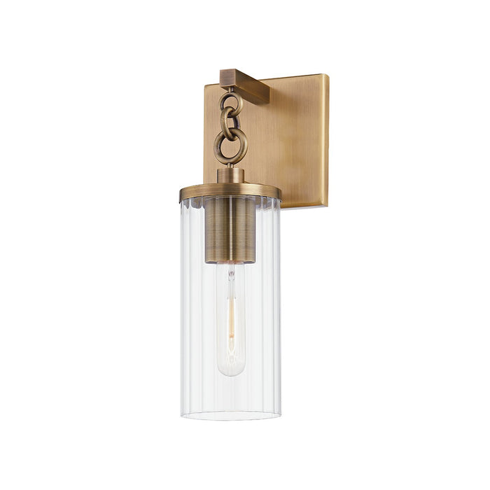Troy Lighting B6121-PBR One Light Outdoor Wall Sconce, Patina Brass