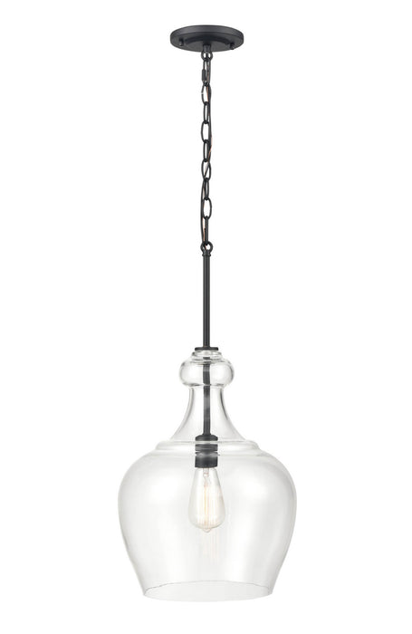 Millennium 4211-MB One Light Pendant, Matte Black