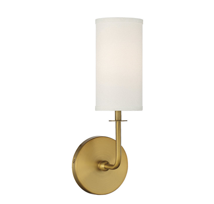 Savoy House 9-1755-1-322 One Light Wall Sconce, Warm Brass