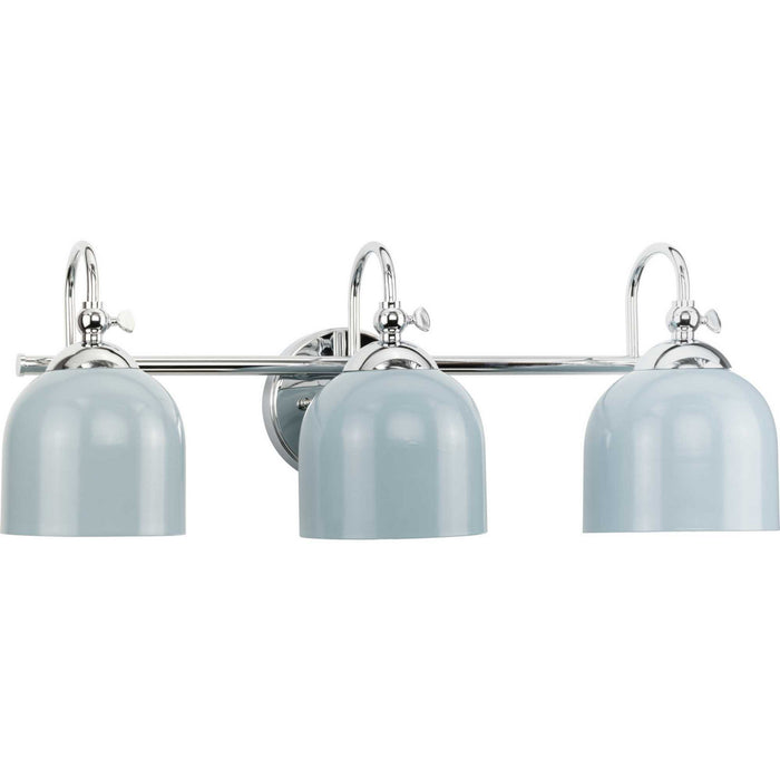 Progress Lighting P300383-015 Three Light Bath Vanity, Polished Chrome