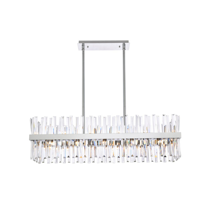 Elegant Lighting 6200G42C 24 Light Chandelier, Chrome