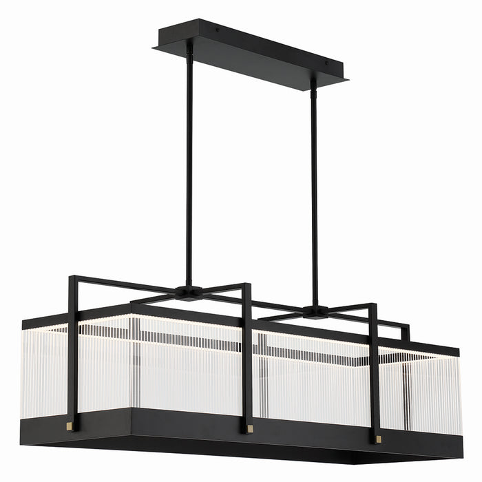 Eurofase 44255-015 LED Chandelier, Black