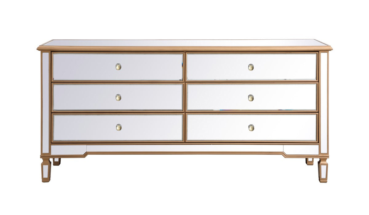 Elegant Lighting MF63672G Chest, Antique Gold