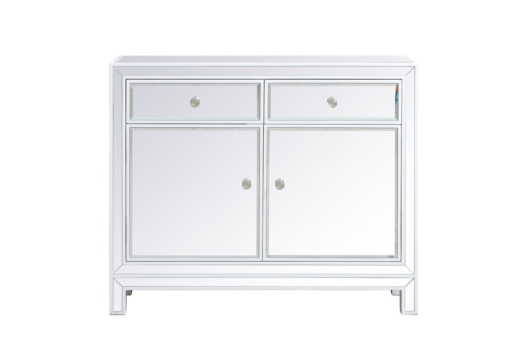 Elegant Lighting MF72002WH Nightstand, White