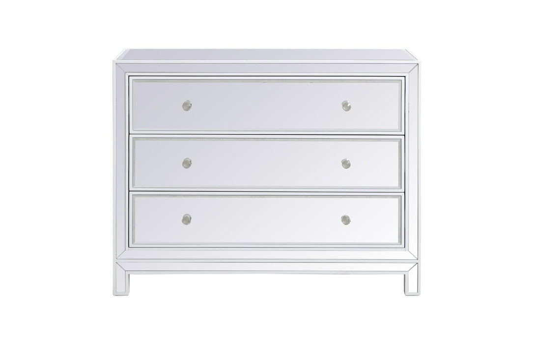 Elegant Lighting MF72019WH Cabinet, White