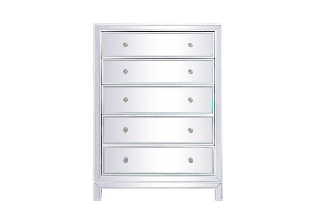 Elegant Lighting MF72026WH Cabinet, White
