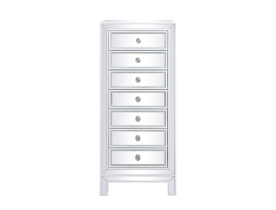 Elegant Lighting MF72047WH Lingere Chest, White