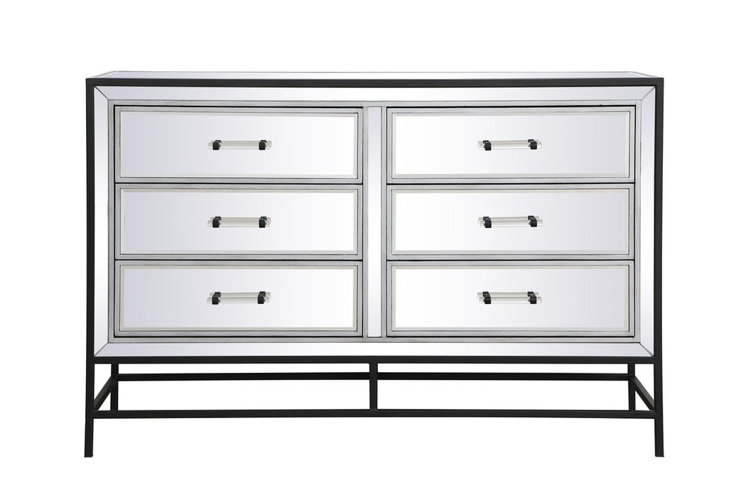 Elegant Lighting MF73017BK Chest, Black