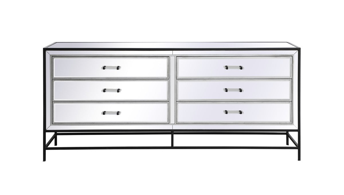 Elegant Lighting MF73672BK Chest, Black