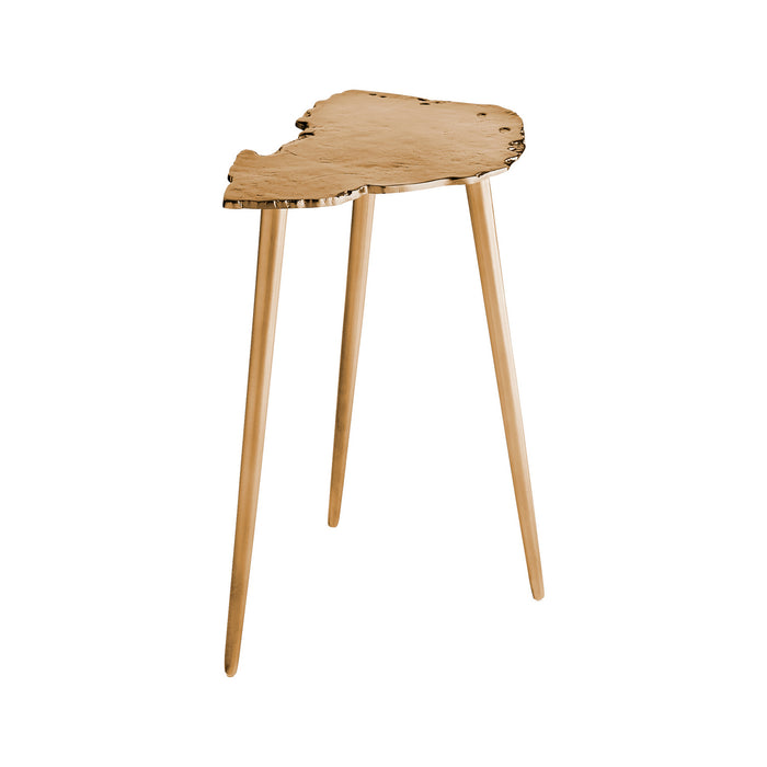 Cyan 11298 Side Table, Aged Gold