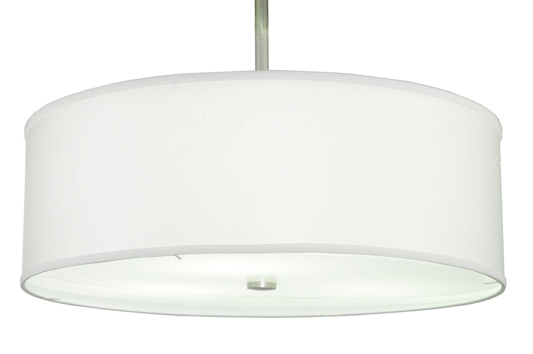 Meyda Tiffany 250070 Three Light Pendant, Nickel Powder Coat