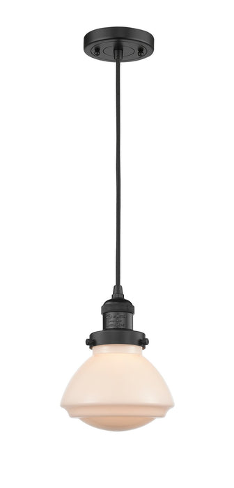 Innovations 201C-BK-G321-LED LED Mini Pendant, Matte Black