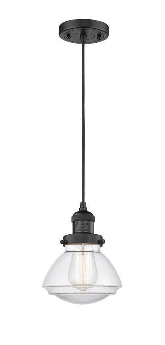 Innovations 201C-BK-G322-LED LED Mini Pendant, Matte Black