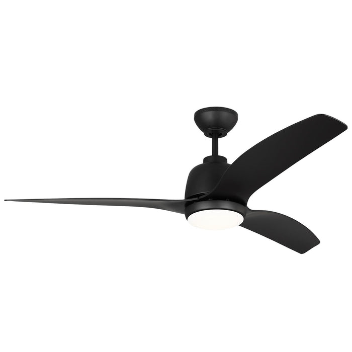 Visual Comfort Fan 3AVLCR54MBKD 54" Ceiling Fan, Midnight Black